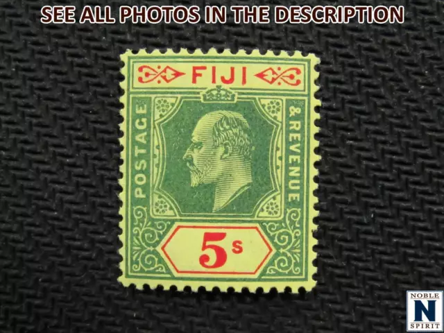 NobleSpirit Fiji #77, 1911 5sh Edawrd VII Mint $75 VF