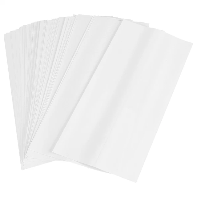 2X(100 Pezzi Busta Bianca per Sublimazione Termoretraibile 5X10 Pollici per Bi6)