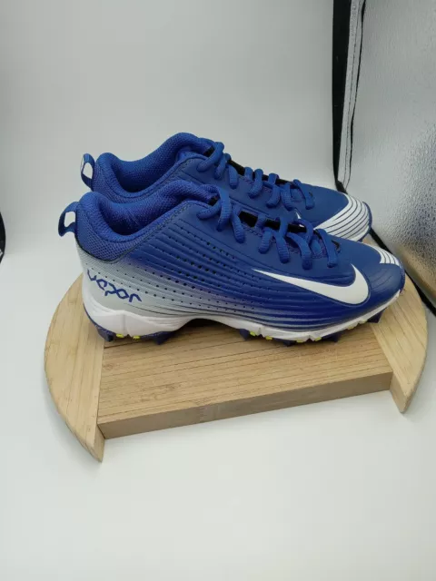 Nike Vapor Keystone Blue White Youth Baseball Cleats Us Size 1Y