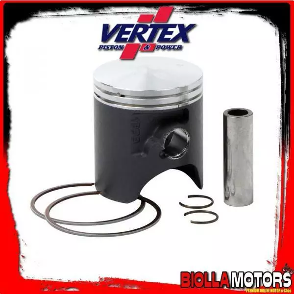 22860B VERTEX PISTON 44,45mm 2T KAWASAKI KX65 2001- 65cc (2 rings)