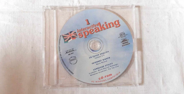 Interactive Speaking 1 - Tutor English Lezioni 1 - 4 - Pc Cd-Rom