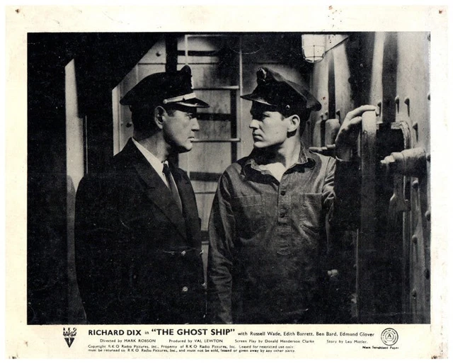 The Ghost Ship Original Lobby Card Richard Dix Russell Wade 1943