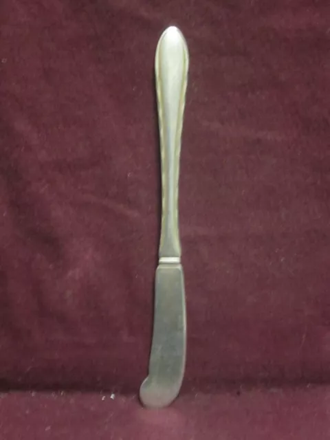 Sterling Towle  SILVER FLUTES FLAT HANDLE BUTTER KNIFE 5 3/4" 27g  No Mono