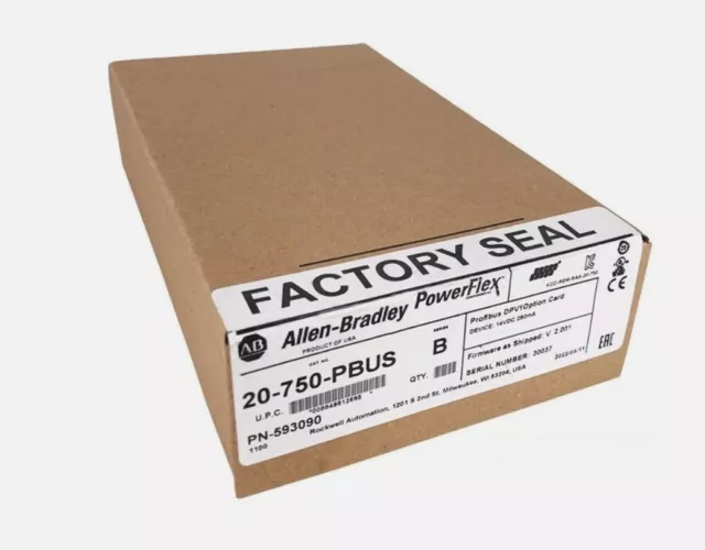 Factory Sealed New Original 20-750-PBUS Sealed Allen-Bradley 20750PBUS