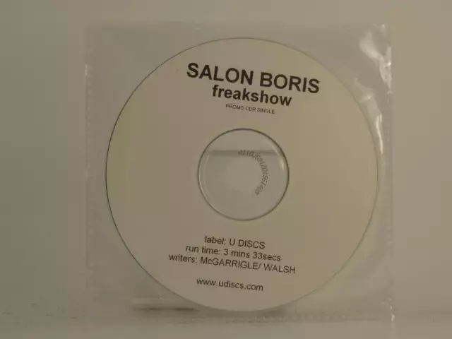 SALON BORIS FREAKSHOW (H1) 1 Track Promo CD Single Plastic Sleeve U DISCS