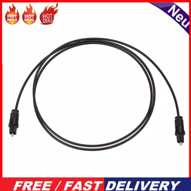 Optical Fiber Soft Optic Toslink Digital Audio Cable for DVD VCR Power Amplifier