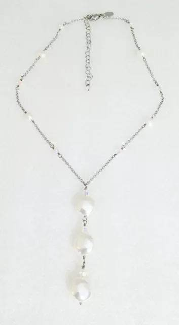 Lia Sophia  BLISS  w/ Freshwater Pearls Necklace