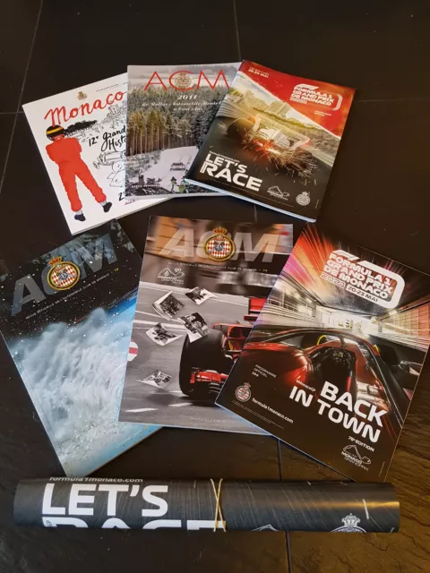 Programmes et magazines 2021 2022 grand prix de monaco Formule 1 F1 et poster