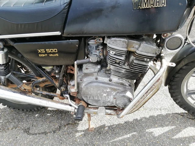 Moto Yamaha XS 500 de 1976 – A restaurer – Avec équipements pr roulage hivernal 20