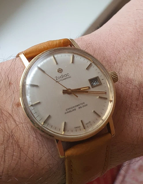 Zodiac kingline clearance 36000 chronometer