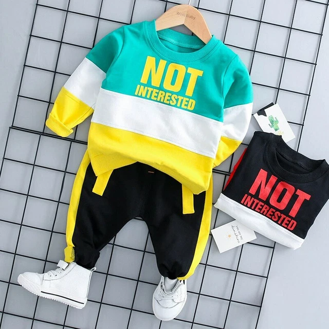 Set Di Abbigliamento Per Bambini Abiti Per La Primavera E L'autunno Magliette