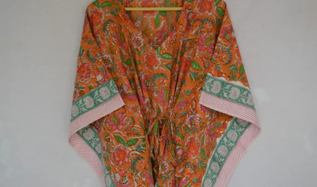 Special made For USA pinkcitytextiles Short Kaftan New Print First Time On ebay