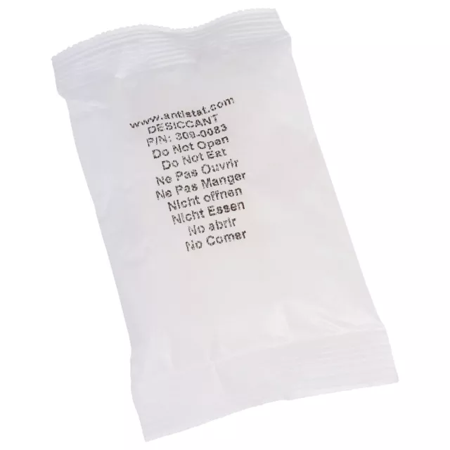 Antistat 309-0083 Silica Gel Desiccant Sachet 50G Non-Indicating 78 x 115mm 100