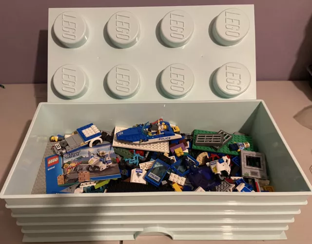 Lego brick 8 knobs stackable storage box deals