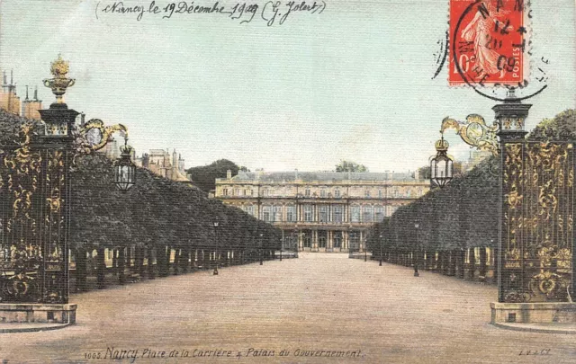 NANCY - Place de la Carrière & palais du Gouvernement -
