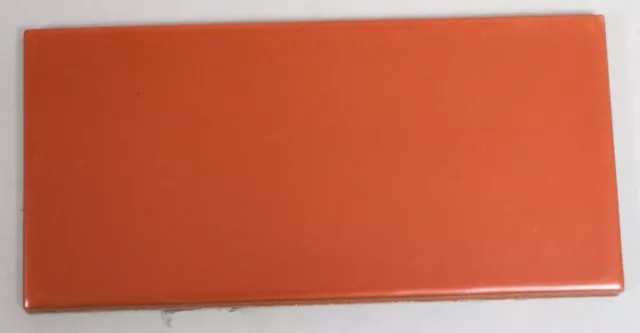 3" x 6" Tile Orange Iridescent Vintage Mosaic Ceramic C#IR35 1 Pc