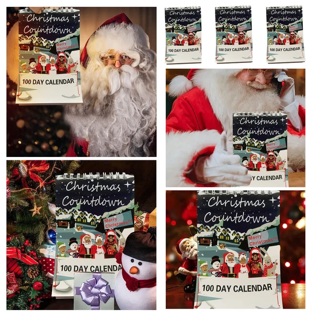 100 DAY CHRISTMAS Countdown Calendar 2023 Festive Countdown Calendar