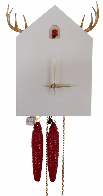 Pendule à Coucou Hekas 1 Jour KA 1606 Rosa - Design Traditionnel - Neuf Sous Boîte