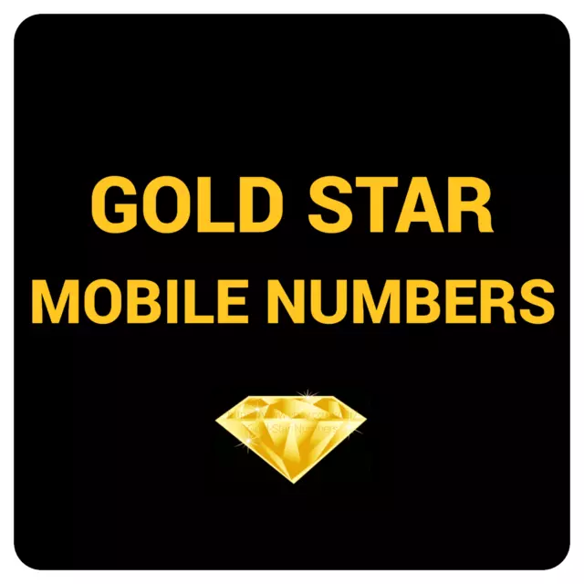 Sim Card Gold Easy Numero Di Cellulare Golden Memorable Platino Vip Uk Pay As You Go