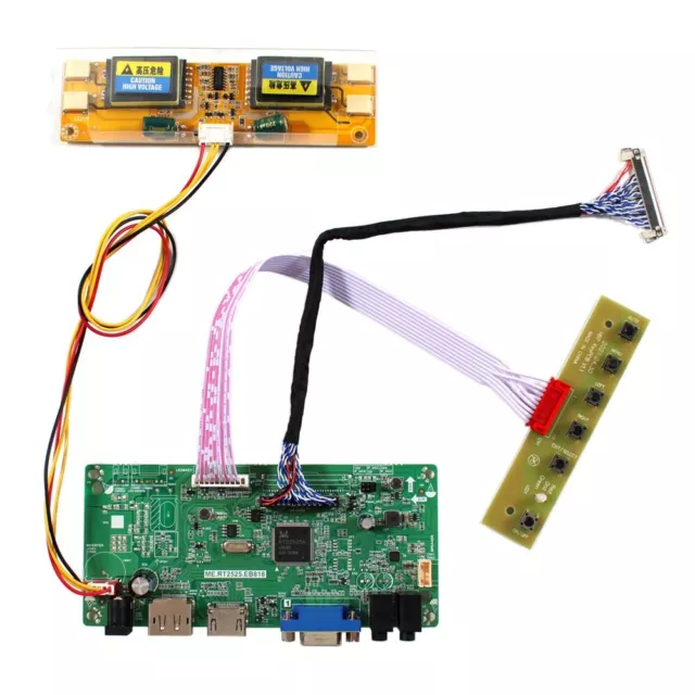 HDMI DP VGA LCD Controller Board For 19" 1440x900 LTM190M2-L31  M190PW01 V0 LCD
