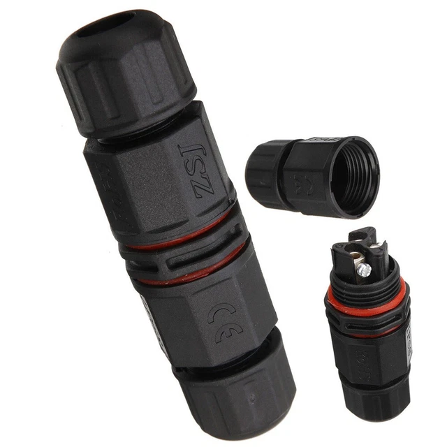 Connecteur Fil 3 Broches - Rouge, Blanc, Noir, Pour Câblage électrique, Neuf Sous Emballage