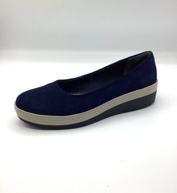 Clarks blue shoes best sale ladies