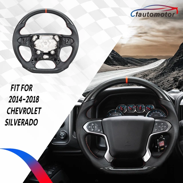 HYDRO DIP CARBON Fiber Steering wheel for Chevrolet Silverado Suburban ...