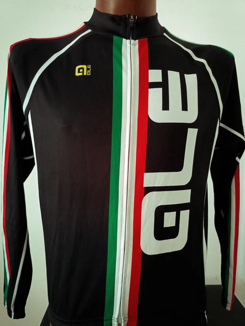 MAGLIA CICLISMO ORIGINALE vintage team ALE' ITALIA TG M EUR 10,00
