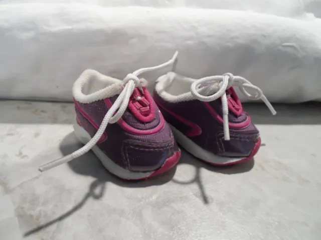 My Generation American Girl 18" Doll Shoes Pink Purple Tennis Shoes Sneakers