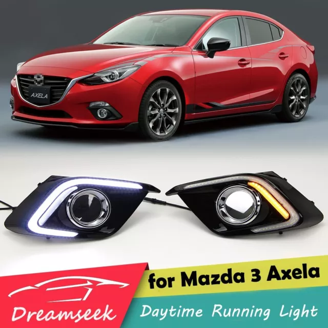 LED Tagfahrlicht TFL für Mazda 3 Axela 2014 2015 DRL Licht Lampe Gelb Blinker