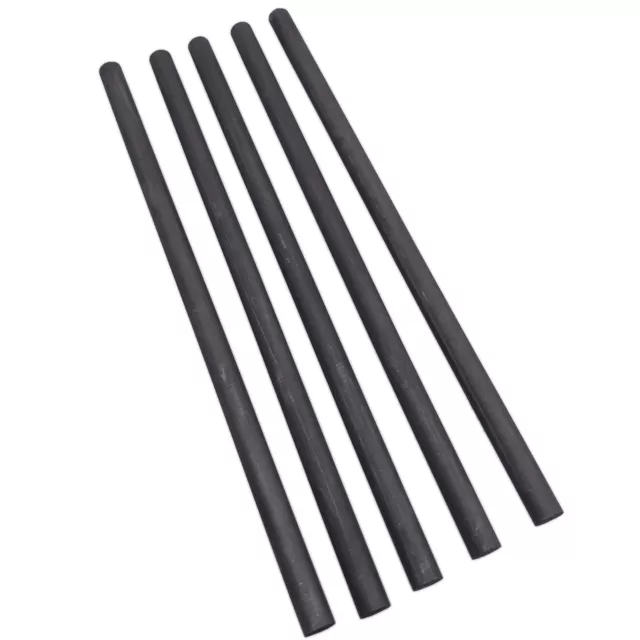 5 pieces diameter. 8mm L 200mm 99.99% Graphite Electrode Cylinder Rod