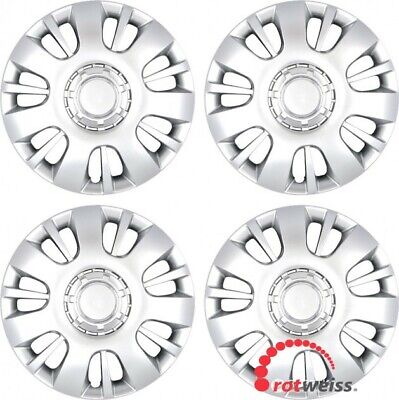 4 X Wheel Trims Hub Caps Wheel Covers Fits Vw Crafter 16" R16 Silver