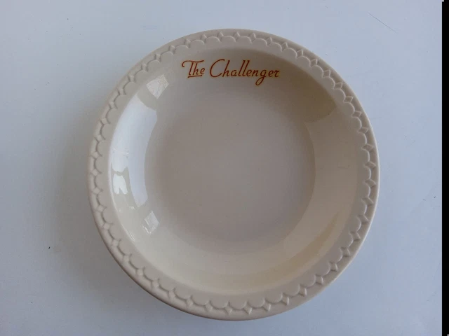 Union Pacific Railroad 7 3/8" The Challenger Soup Bowl Syracuse China EUC
