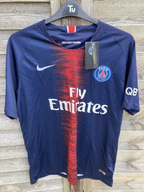 Paris Saint-Germain PSG home football shirt #10 Neymar Jr 18/19 NEW Large Men