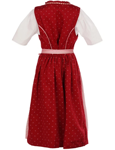 Isar-Trachten Bambini Dirndl " Elisa " 3-tlg. Con Blusa 52416 Tradizionale - 3