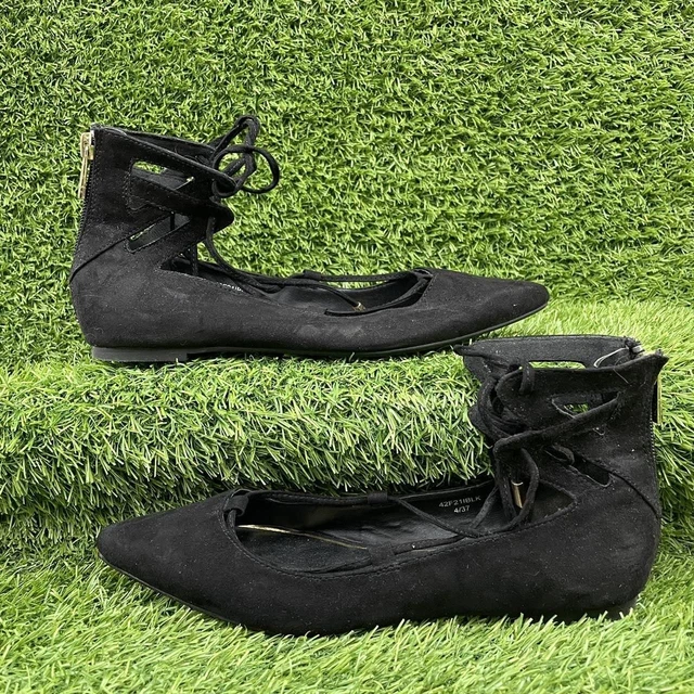 Topshop black suede best sale shoes