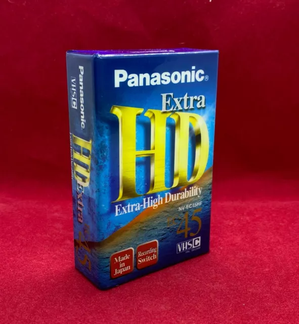 Panasonic Extra EC-45 HD VHS - C Videocámara Cinta/Casete Nuevo Sellado