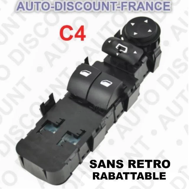 Interrupteur Lève-vitre Et Rétroviseur Pour Citroën C4 2004-2010 – Référence 6554.HA – Neuf Allemagne