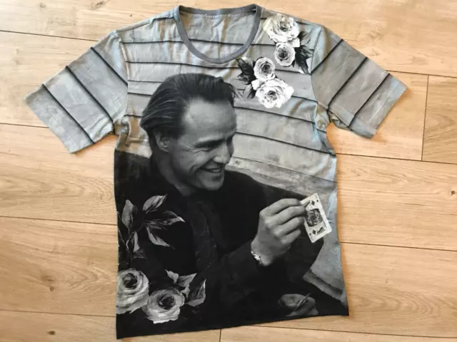 MENS AUTHENTIC DOLCE GABBANA D G MARLON BRANDO T Shirt M