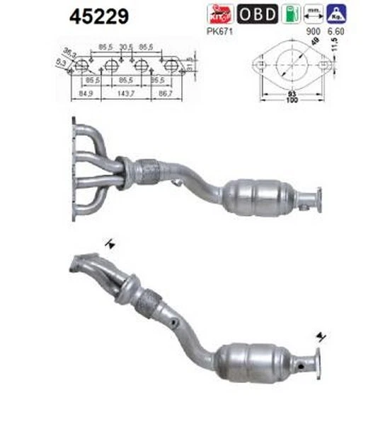 Ammortizzatori Posteriori Per Mini R50 R53 R52 - Compatibili Con 33506764912, Set Di 2, Frankberg