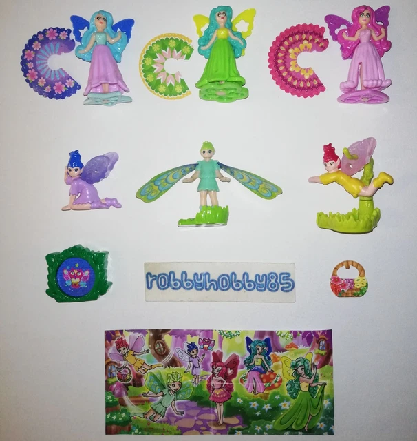 FAIRIES & ELVES Complete Set Of 6 With All Papers Kinder Surprise Egg