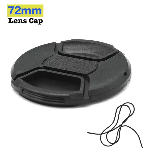 Meking 72mm 72 mm Snap-On Front Lens Cap Cover for Nikon Canon Sony DSLR Camera