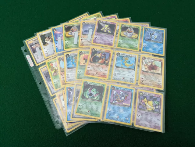 Pokemon Cards- Complete Team Rocket Set 83/82 WoTC Vintage Excellent Condition