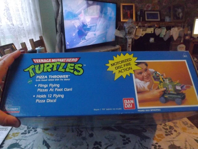 TEENAGE MUTANT HERO turtles pizza thrower 1980s £46.00 - PicClick UK