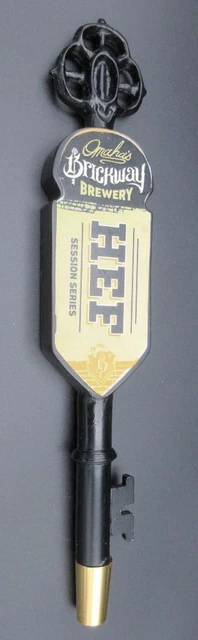 Omahas BRICKWAY Brewery Beer Tap Handle - HEF Session Series - Skeleton Key