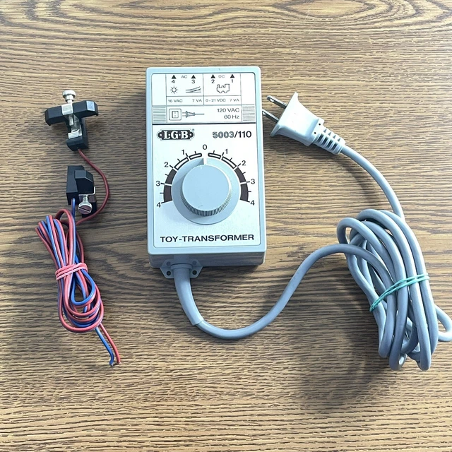 LGB LEHMANN TOY Train Transformer 5003/110 120 VAC 60 Hz With Track