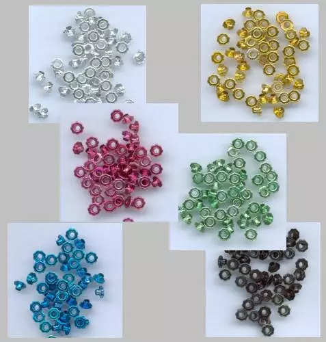 50 Eyelets 5mm Blume / Flower in versch. Farben n. Wahl