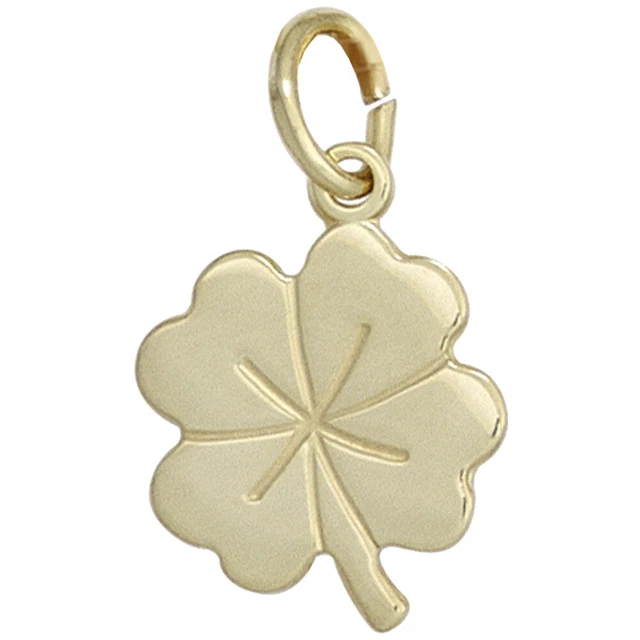 JOBO  "42903" Kinder Anhänger Kleeblatt 333 Gold Gelbgold Glücksbringer Kinderan