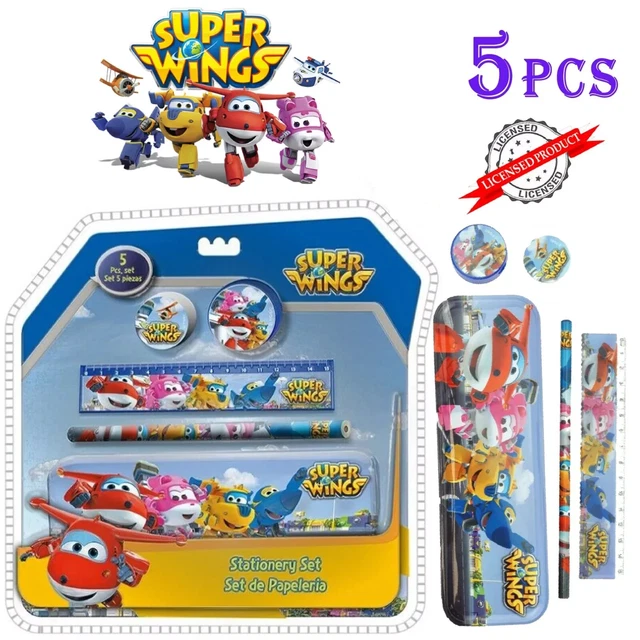 5pcs-disney-super-wings-school-kids-bumper-stationery-set-pencil-case