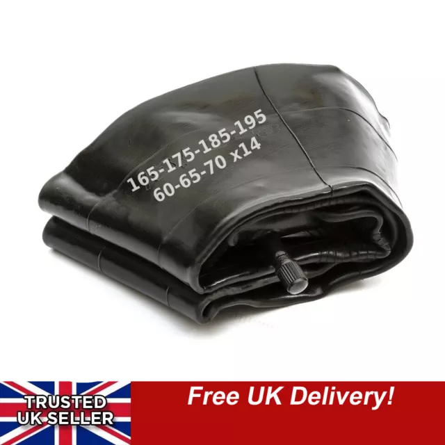 14 Inch Inner Tube 165 175 185 195 60 65 70 14 Car Wheel Tyre + Dust Caps Alloy